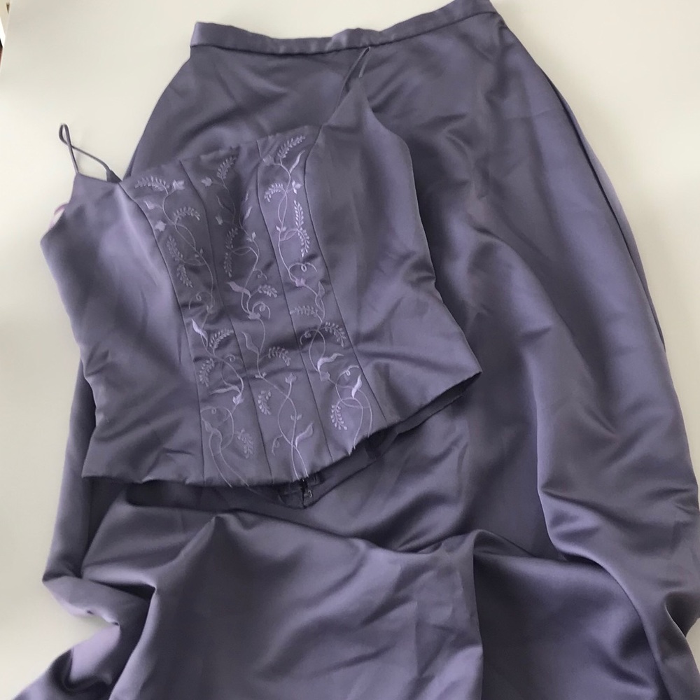 2 piece Lilac evening dress